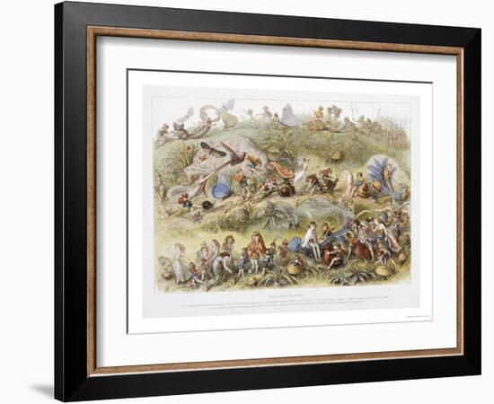 Triumphal March of the Elf King, 1870-Richard Doyle-Framed Giclee Print