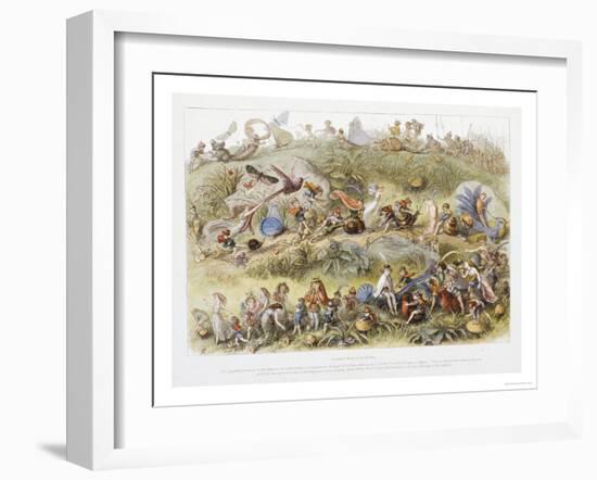 Triumphal March of the Elf King, 1870-Richard Doyle-Framed Giclee Print