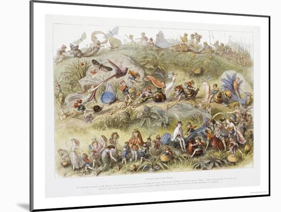 Triumphal March of the Elf King, 1870-Richard Doyle-Mounted Giclee Print