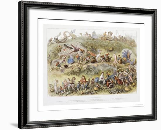 Triumphal March of the Elf King, 1870-Richard Doyle-Framed Giclee Print
