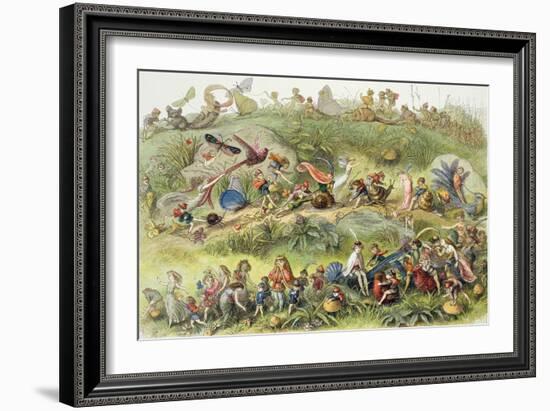 Triumphal March of the Elf-King-Richard Doyle-Framed Giclee Print