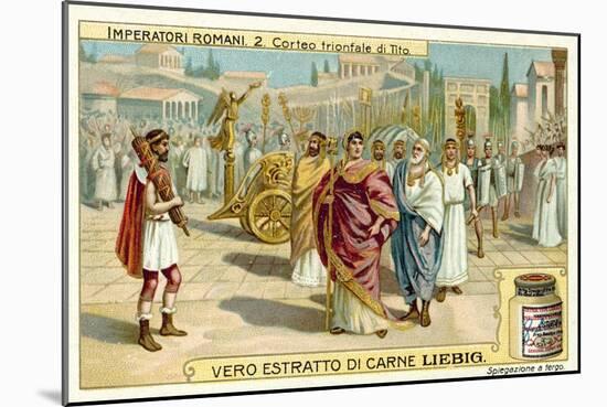 Triumphal Procession of Titus, Rome-null-Mounted Giclee Print