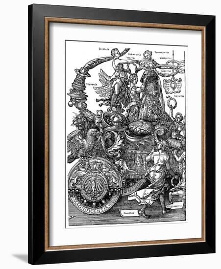 Triumphal Return of Maximilian I, 1512-1522-Albrecht Durer-Framed Giclee Print