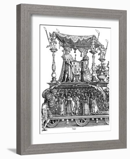 Triumphal Return of Maximilian I, 1515-Albrecht Durer-Framed Giclee Print