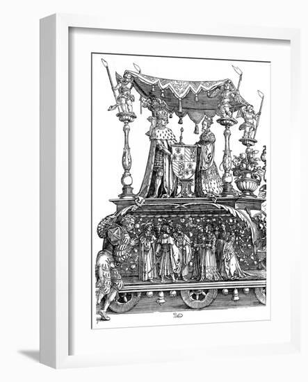 Triumphal Return of Maximilian I, 1515-Albrecht Durer-Framed Giclee Print