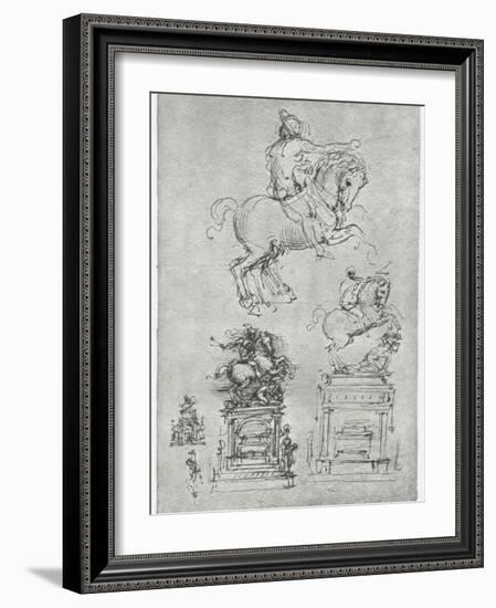 Trivulzio Monument, C1511-Leonardo da Vinci-Framed Giclee Print