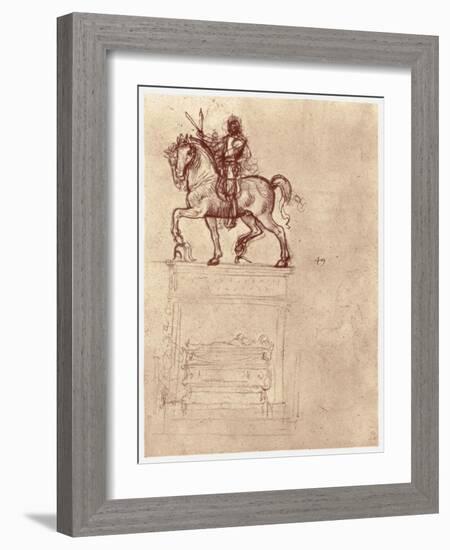 Trivulzio Monument, C1511-Leonardo da Vinci-Framed Giclee Print