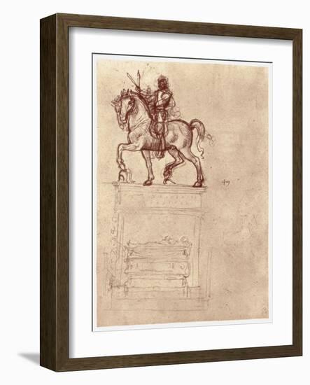 Trivulzio Monument, C1511-Leonardo da Vinci-Framed Giclee Print