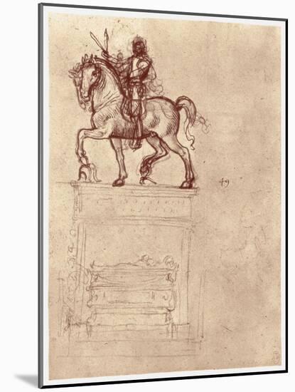 Trivulzio Monument, C1511-Leonardo da Vinci-Mounted Giclee Print