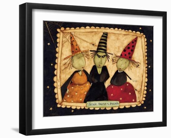 Trixie Dixie and Peach-Dan Dipaolo-Framed Art Print