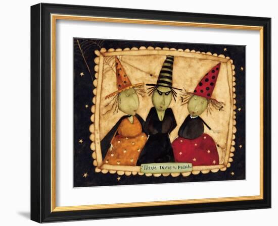 Trixie Dixie and Peach-Dan Dipaolo-Framed Art Print