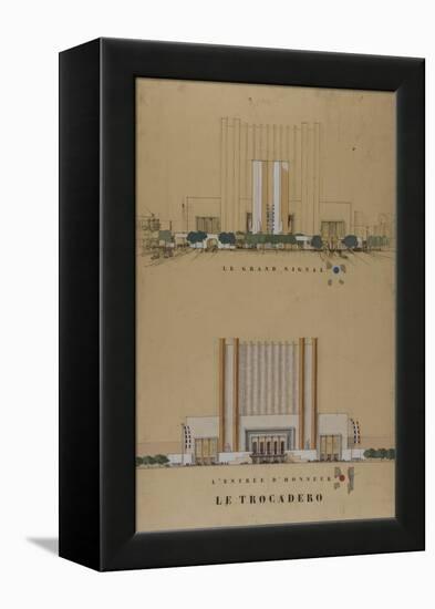 Trocadero 1937 World Fair-Antoine Zaccagnino-Framed Premier Image Canvas