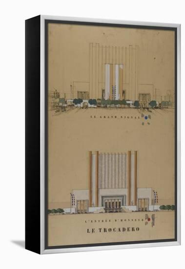 Trocadero 1937 World Fair-Antoine Zaccagnino-Framed Premier Image Canvas