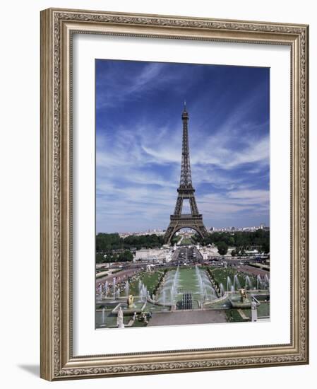 Trocadero and the Eiffel Tower, Paris, France-Hans Peter Merten-Framed Photographic Print