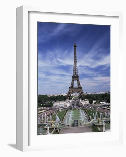 Trocadero and the Eiffel Tower, Paris, France-Hans Peter Merten-Framed Photographic Print