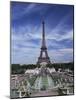 Trocadero and the Eiffel Tower, Paris, France-Hans Peter Merten-Mounted Photographic Print