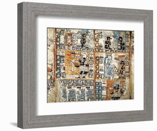 Trocortesian or Madrid Codex-null-Framed Art Print