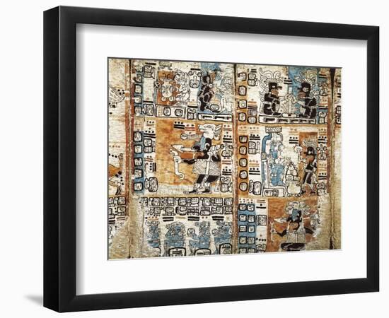 Trocortesian or Madrid Codex-null-Framed Art Print