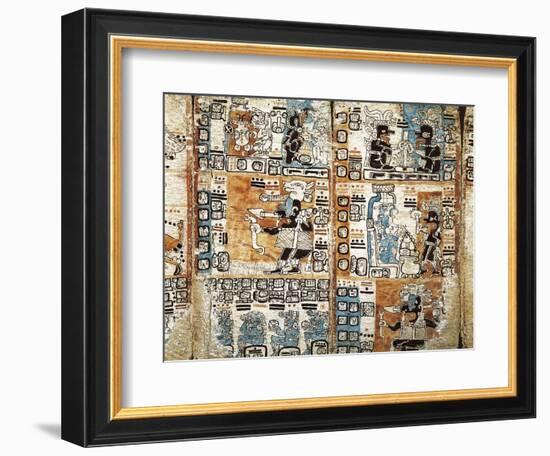 Trocortesian or Madrid Codex-null-Framed Art Print