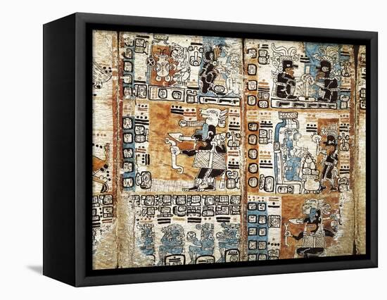 Trocortesian or Madrid Codex-null-Framed Stretched Canvas