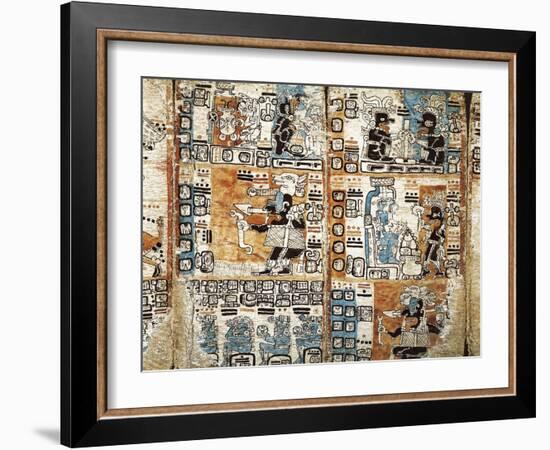 Trocortesian or Madrid Codex-null-Framed Art Print