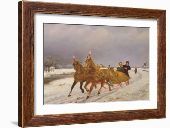 Troika in the Snow-Otto Eerelman-Framed Giclee Print