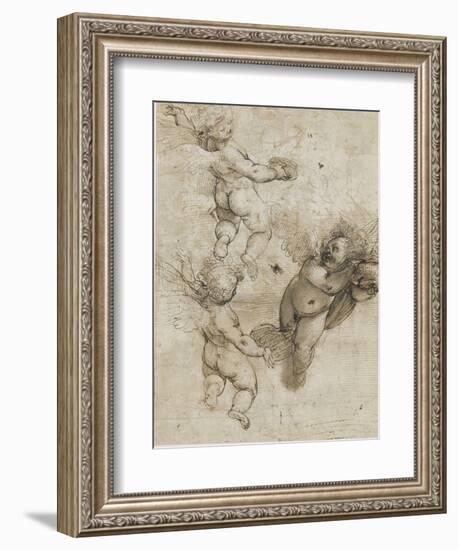 Trois angelots-Federico Barocci-Framed Giclee Print