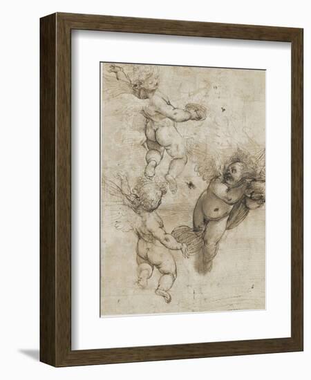 Trois angelots-Federico Barocci-Framed Giclee Print