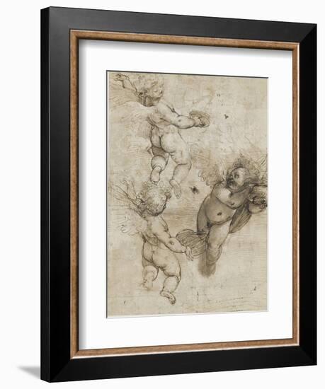 Trois angelots-Federico Barocci-Framed Giclee Print