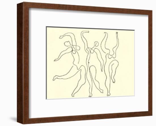 Trois Danseuses, c.1924-Pablo Picasso-Framed Serigraph