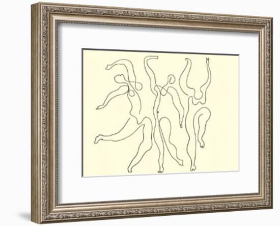 Trois Danseuses, c.1924-Pablo Picasso-Framed Serigraph