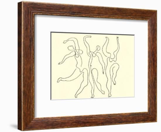 Trois Danseuses, c.1924-Pablo Picasso-Framed Serigraph