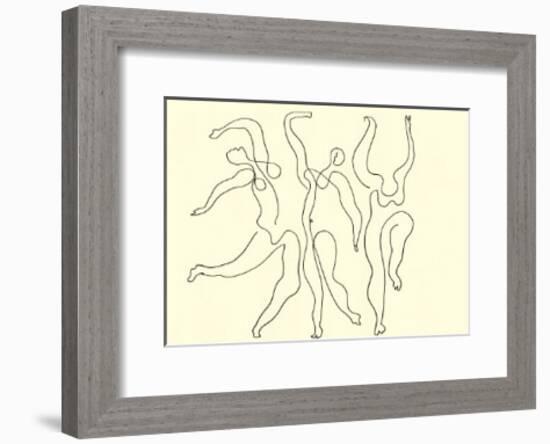 Trois Danseuses, c.1924-Pablo Picasso-Framed Serigraph