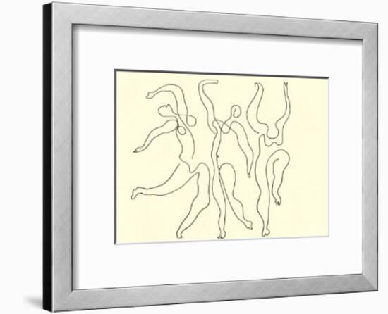 Trois Danseuses, c.1924-Pablo Picasso-Framed Serigraph