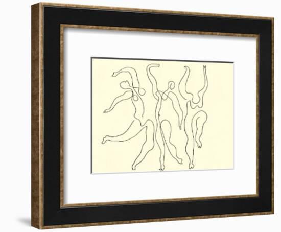 Trois Danseuses, c.1924-Pablo Picasso-Framed Serigraph