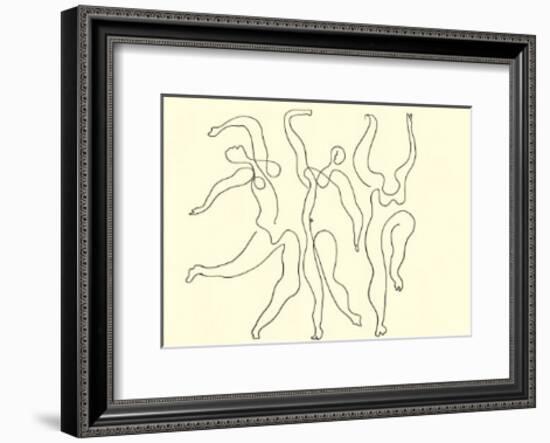 Trois Danseuses, c.1924-Pablo Picasso-Framed Serigraph