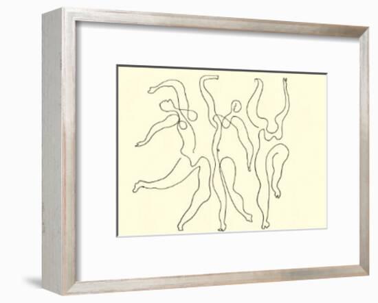 Trois Danseuses, c.1924-Pablo Picasso-Framed Serigraph