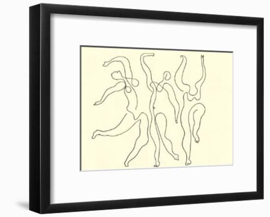 Trois Danseuses, c.1924-Pablo Picasso-Framed Serigraph