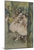 Trois danseuses en jupes saumon-Edgar Degas-Mounted Giclee Print
