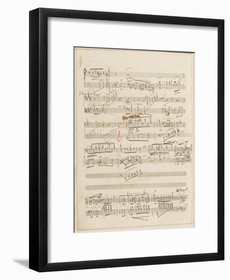 Trois études de concert. Piano. S 144 : page 4-Franz Liszt-Framed Giclee Print