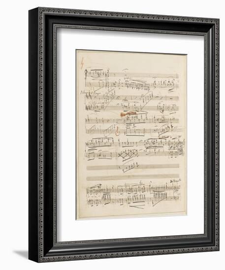 Trois études de concert. Piano. S 144 : page 4-Franz Liszt-Framed Giclee Print