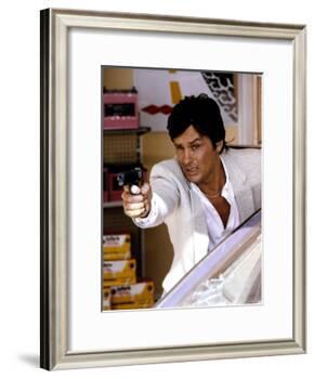 Trois hommes a Abattre by JacquesDeray with Alain Delon, 1980 (photo)-null-Framed Photo