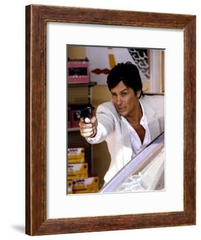 Trois hommes a Abattre by JacquesDeray with Alain Delon, 1980 (photo)-null-Framed Photo