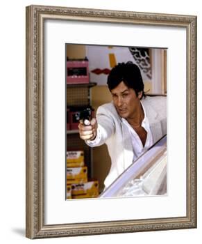 Trois hommes a Abattre by JacquesDeray with Alain Delon, 1980 (photo)-null-Framed Photo