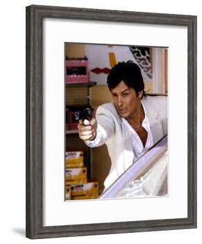 Trois hommes a Abattre by JacquesDeray with Alain Delon, 1980 (photo)-null-Framed Photo