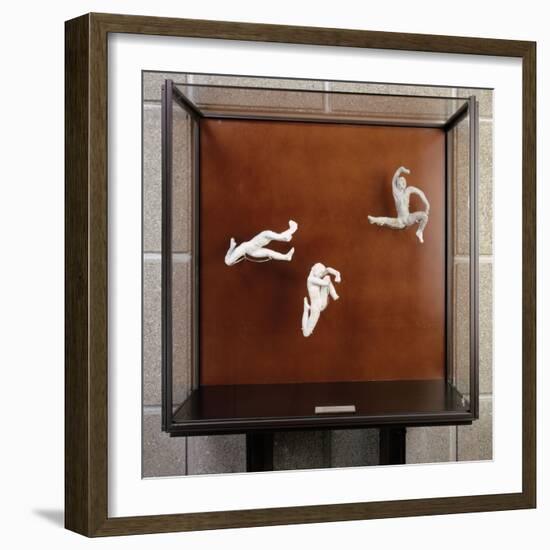 Trois mouvements de danse H, I, F-Auguste Rodin-Framed Giclee Print