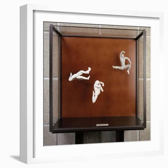 Trois mouvements de danse H, I, F-Auguste Rodin-Framed Giclee Print