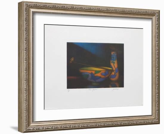 Trois papillons-Laurent Schkolnyk-Framed Limited Edition