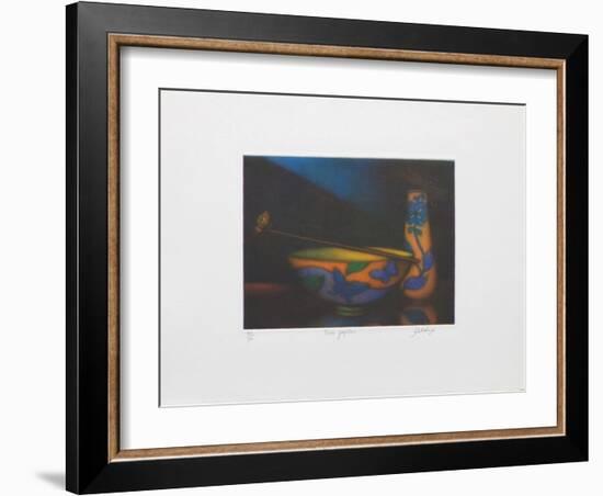 Trois papillons-Laurent Schkolnyk-Framed Limited Edition