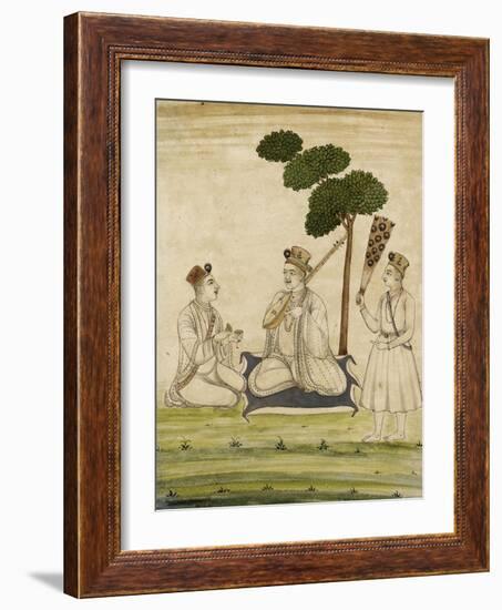 Trois religieuse krisnaïtes-null-Framed Giclee Print